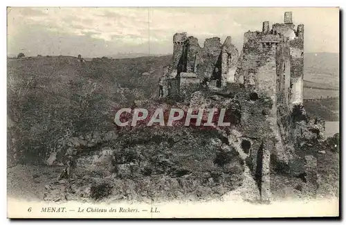 Cartes postales Menat Le Chateau des Rochers