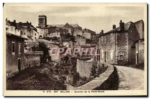 Cartes postales L Auvergne Billom Quartier de la Porte Neuve