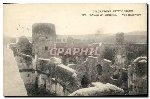 Cartes postales L Auvergne Chateau de Murols Vue Interieure