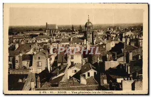 Ansichtskarte AK L Auvergne Riom Vue Generale