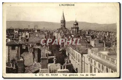 Ansichtskarte AK L Auvergne Riom Vue Generale