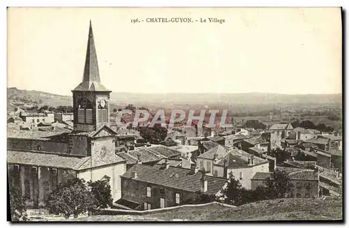 Ansichtskarte AK L Auvergne Chatel Guyon Le Village