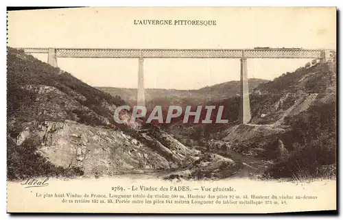 Ansichtskarte AK Le Viaduc des Fades Vue Generale