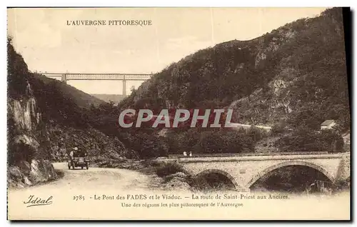 Ansichtskarte AK Le pont et le Viaduc des Fades �La route de Saint Priest aux Ancizes