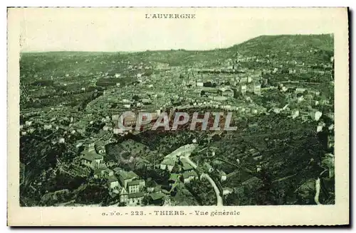 Cartes postales Thiers vue Generale