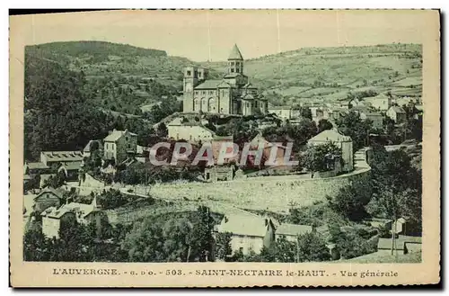 Cartes postales Saint Nectaire le Haut Vue Generale