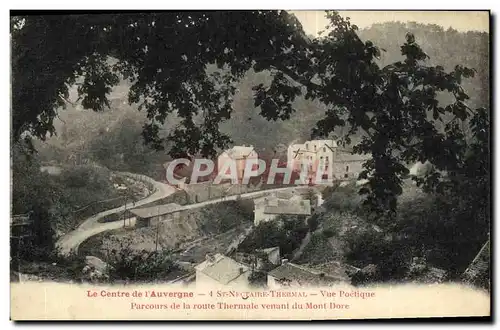 Cartes postales Saint Nectaire Parcours de la route thermale venant du Mont Dore