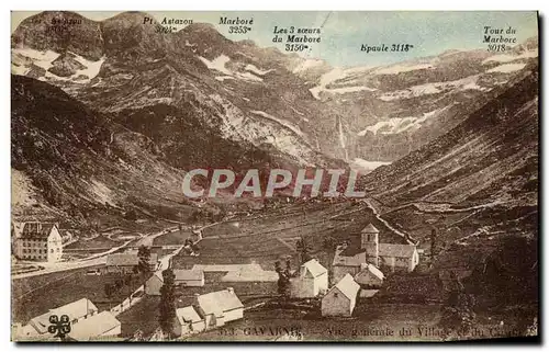 Cartes postales Gavarnie Vue Generale du Village