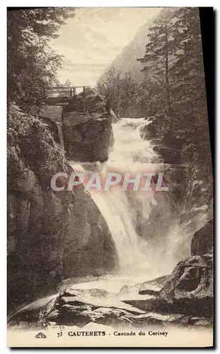 Ansichtskarte AK Cauterets Cascade du Cerisey