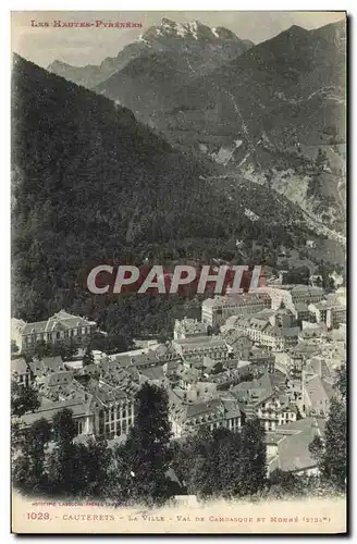 Ansichtskarte AK Cauterets La Ville Val De Cambasque Et Monne