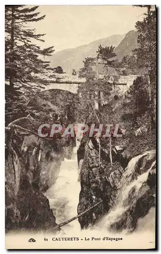 Cartes postales Cauterets Le Pont D Espagne