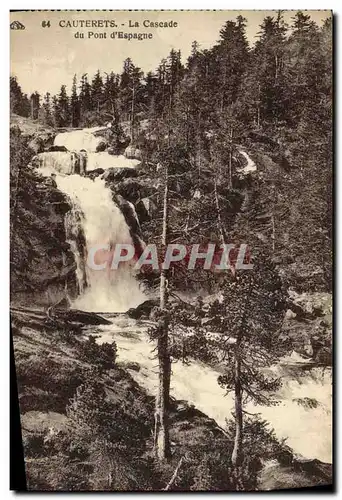 Cartes postales Cauterets La Cascade du Pont d Espagne