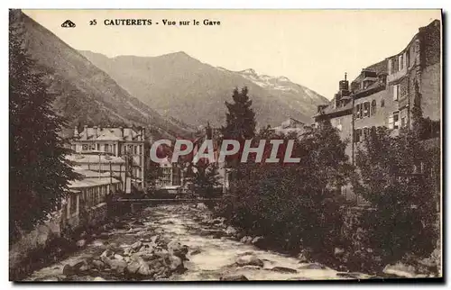 Cartes postales Cauterets Vue Sur le Gave