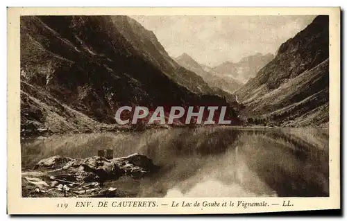 Ansichtskarte AK Cauterets Le Lac de Gaube et la Vignemale