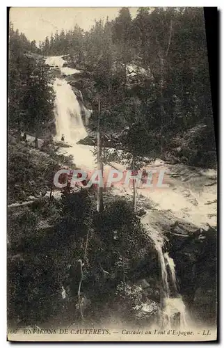 Ansichtskarte AK Cauterets Cascades au pont d Espagne