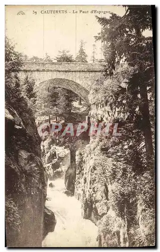 Cartes postales Cauterets Le Pont d Espagne