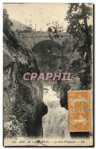 Cartes postales Environs de Cauterets Le Pont d Espagne