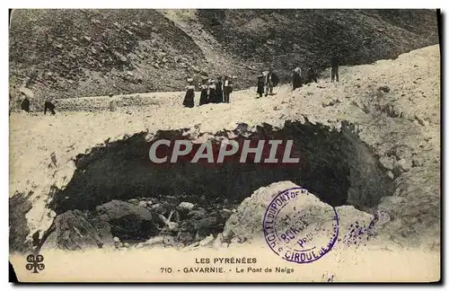 Cartes postales Gavarnie Le Pont de Neige