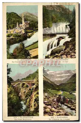 Cartes postales St Sauveur Le Pont Napoleon Lourdes Cauterets Gavarnie