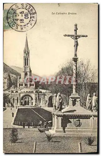 Cartes postales Lourdes Sommet du Pic du Jer La Croix