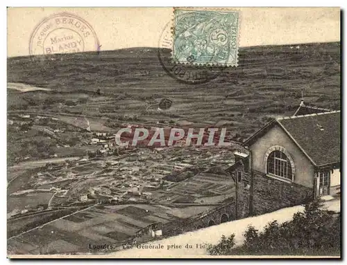 Cartes postales Lourdes Vue Generale Prise du Pic du Jer