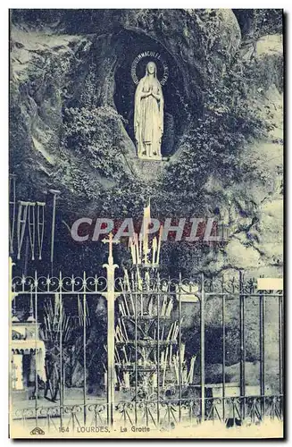 Cartes postales Lourdes La Grotte