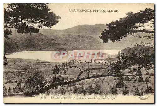 Ansichtskarte AK Le Lac Chambon et dans al brume le Puy de l angle