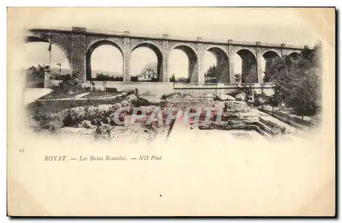 Cartes postales Royat les Bains Romains