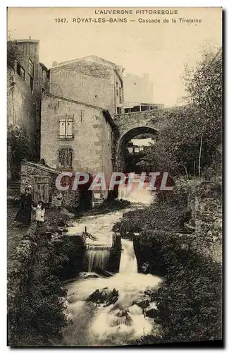 Cartes postales Royat Les Bains Cascade de la Tiretaine