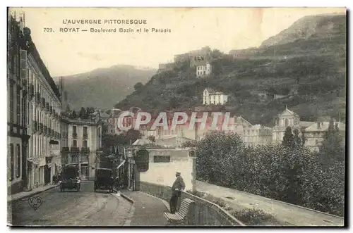 Cartes postales Royat Boulevard Bazin et le Paradis