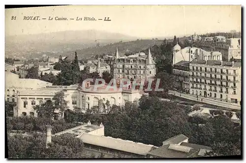 Cartes postales Royat Le Casino Les Hotels