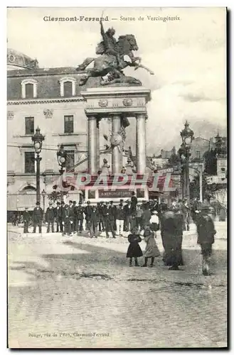 Cartes postales Clermont Ferrand Statue de Vercingetorix