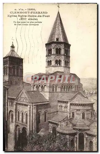 Cartes postales Clermont Ferrand Eglise Notre Dame