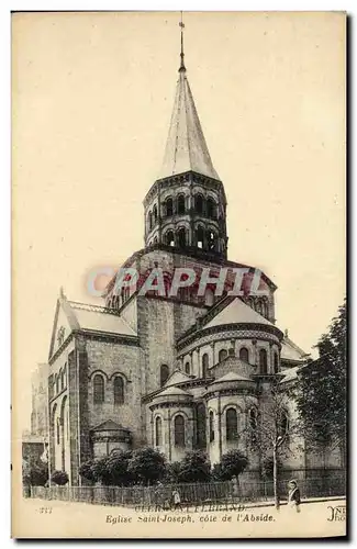 Cartes postales Clermont Ferrand Eglise Joseph Cote de L Abside