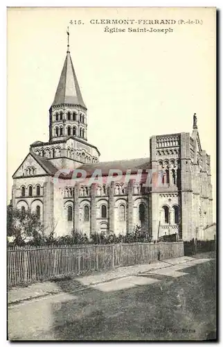 Cartes postales Clermont Ferrand Eglise Saint Joseph