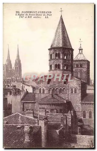 Cartes postales Clermont Ferrand L Eglise de Notre Dame du Port