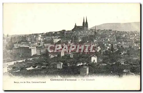 Cartes postales Clermont Ferrand Vue generale