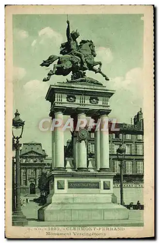 Cartes postales Clermont Ferrand Monument Vercingetorix