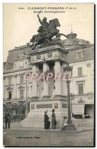 Cartes postales Clermont Ferrand statue Vercingetorix