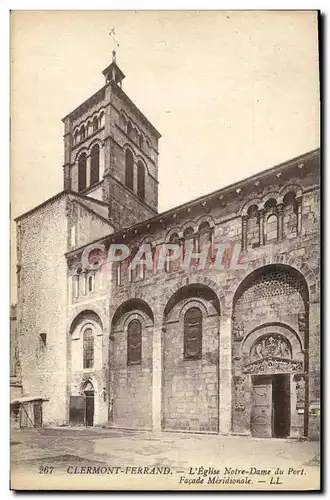 Cartes postales Clermont Ferrand L Eglise Notre Dame du Port