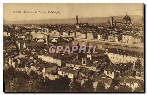 Cartes postales Firenze Panorama dal Piazzole Michelangelo