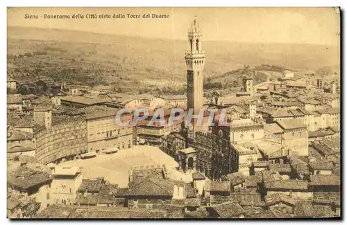 Ansichtskarte AK Siena Panorama della Citta Visto Dalla Torre del Duomo