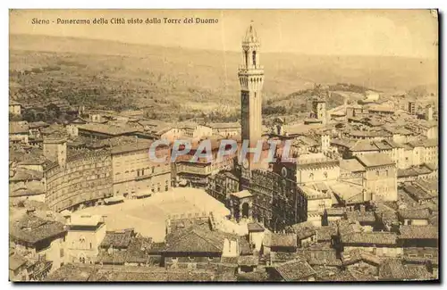 Cartes postales Siena Panorama della Citta Visto Dalla Torre del Duomo