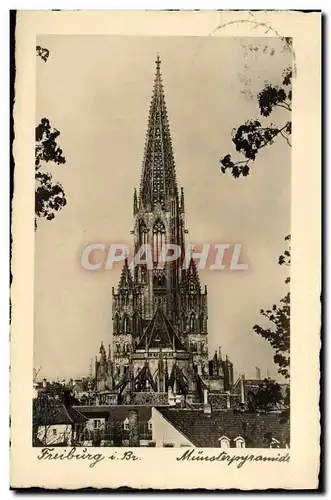 Cartes postales Freiburg Munsterpyramide