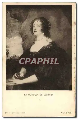 Ansichtskarte AK La Condesa de Oxford Van Dyck