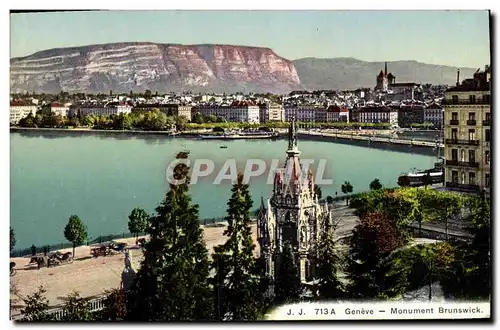 Cartes postales Geneve Monument Brunswick