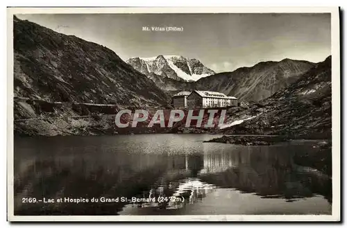 Cartes postales Lac et Hospice du Grand St Bernard