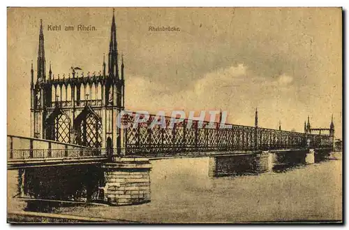 Cartes postales Kehl am Rhein Rheinbr�cke