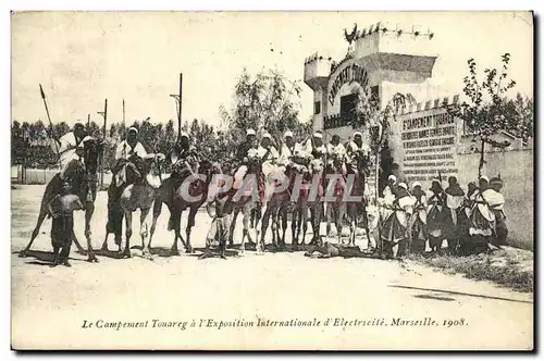 Ansichtskarte AK Le Campement Tourareg a l Exposition Internationale d Electricite Marseille 1908