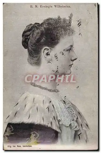 Cartes postales HM Koningin Wilhelmina